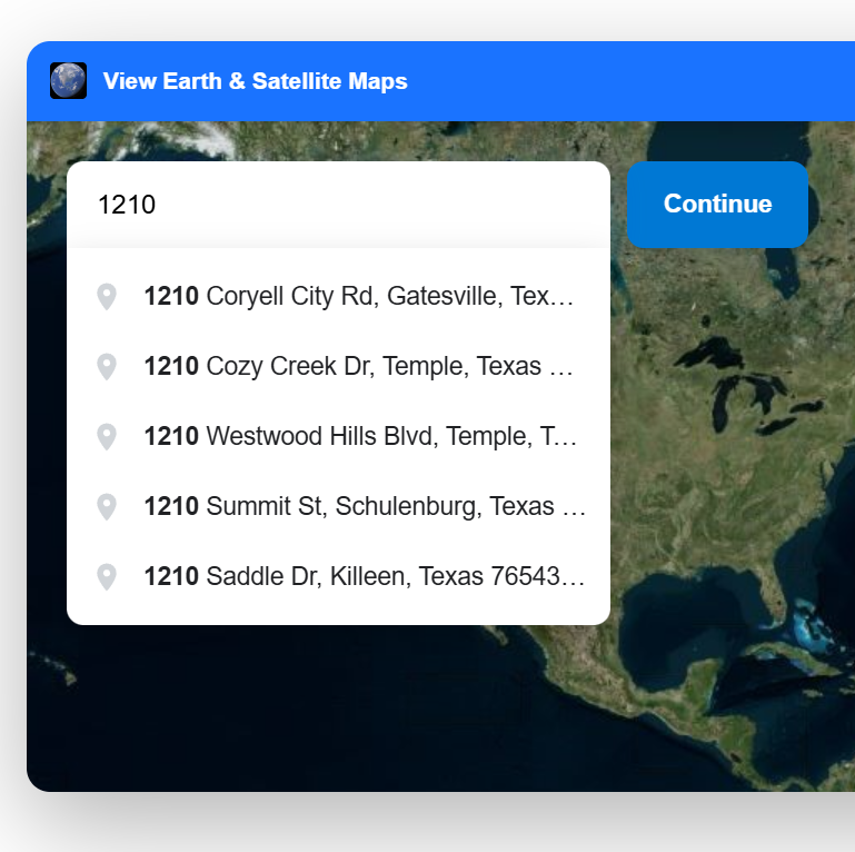 How to Use - View Earth & Satellite Maps